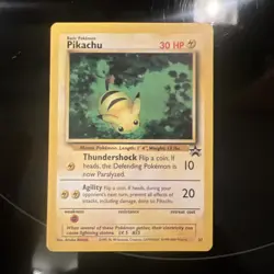 Pokemon Wotc Black Star Promo Pikachu #27 P/LP - Image 1