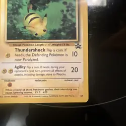 Pokemon Wotc Black Star Promo Pikachu #27 P/LP - Image 2