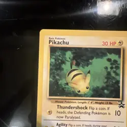 Pokemon Wotc Black Star Promo Pikachu #27 P/LP - Image 4