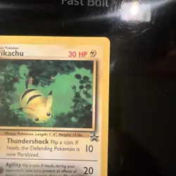 Pokemon Wotc Black Star Promo Pikachu #27 P/LP - Image 5