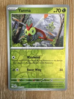 Yanma 002/182 Common Reverse Holo - Pokemon TCG Destined Rivals NM - Image 1