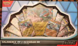Pokemon TCG Salamence ex & Reshiram ex Premium Collection Box Sealed New - Image 1