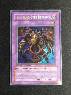 Yu-Gi-Oh! Thousand-Eyes Restrict MC1-EN004 Limited Edition Secret Rare LP - Image 1