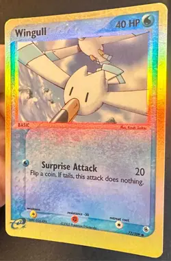 Wingull 77/109 2003 EX Ruby & Sapphire Pokemon Card Nintendo Reverse Holo Lp/Mp - Image 3