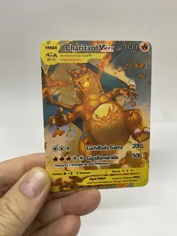 Charizard VMAX Gold Metal Pokemon Card-Collectible Gi Display！Christmas GOOD~L - Image 2