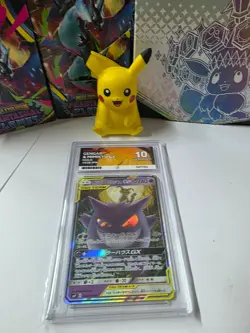 GENGAR & MIMIKYU GX 038/095 JAPANESE TAG BOLT ACE 10 POKEMON CARD - Image 1