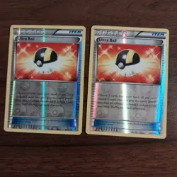 Ultra Ball 90/101 Plasma Blast Reverse Holo Set Of 2 MP Cards - Image 1