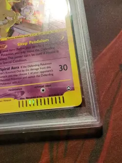 Hypno H12/H32 Aquapolis E-Series Holo Rare Vintage Pokemon Card 2003 PSA 5 Swirl - Image 5