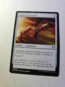 Lightning Greaves Commander Masters Regular - Image 1