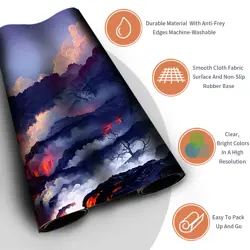 Pink tree - Board Game MTG Playmat Magic The Gathering Playmat Size 60X35CM - Image 3