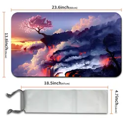 Pink tree - Board Game MTG Playmat Magic The Gathering Playmat Size 60X35CM - Image 5