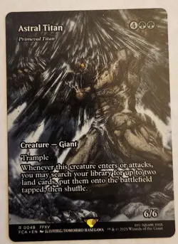Astral Titan - Primeval Titan FCA #48 Rare Showcase Regular NM+ - Image 1