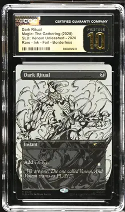 DARK RITUAL Secret Lair Foil Venom Unleashed CGC Pristine 10 MTG [Nostalgium] - Image 1