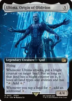 MTG Ultima, Origin of Oblivion - Foil - Extended Art NM-Mint Final Fantasy - Image 1