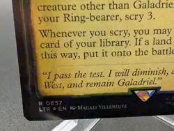 Galadriel of Lothlorien (Showcase Scrolls): the Lord of the Rings Foil - Image 2