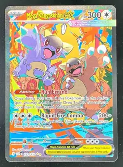 2025 Pokemon Mega Evolution #182 Mega Kangaskhan ex Special Illustration Rare - Image 1