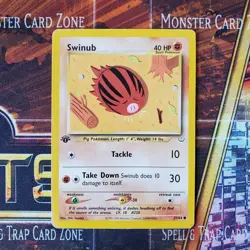 1x Swinub - Common 57/64 - Pokemon Neo Revelation - 1st Edition - MP - Image 1