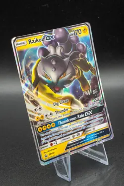 Raikou GX SM121 Pokemon TCG Sun & Moon Black Star Promo * Ultra Rare - MP - Image 4