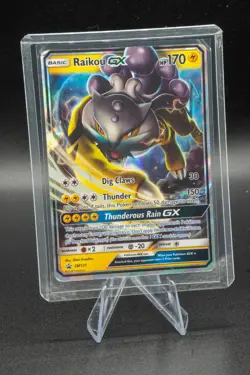Raikou GX SM121 Pokemon TCG Sun & Moon Black Star Promo * Ultra Rare - MP - Image 5