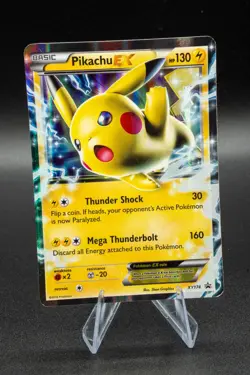 Pikachu EX XY174 - Holo Ultra Rare - Pokemon TCG Black Star Promo 2016 LP - Image 1