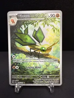 Pokemon TCG Vibrava 206/191 Surging Sparks Full Art Illustration Rare Holo - Image 1