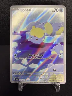 Pokemon TCG Spheal 199/191 Surging Sparks Illustration Rare Full Art Holo NM/M - Image 1