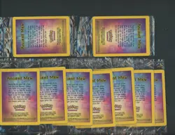 Lot of (9) 2000 Pokemon 2000 Movie Ancient Mew Cello Pack Sealed - Image 1