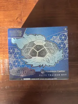 Pokemon TCG Scarlet & Violet Stellar Crown Pokemon Center ETB Elite Trainer Box - Image 1