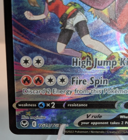 Blaziken V - TG14/TG30 Silver Tempest Trainer Gallery Pokemon - NM/MINT A - Image 5