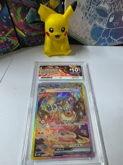 Flareon EX 202/187 Special Art Rare Terastal Festival Holo ACE 10 Mint Pokemon - Image 1