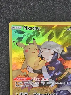 Pokemon Pikachu TG05/TG30 Lost Origin Holo Full Art Ultra Rare Trainer Gallery - Image 2