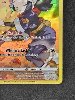 Pokemon Pikachu TG05/TG30 Lost Origin Holo Full Art Ultra Rare Trainer Gallery - Image 5
