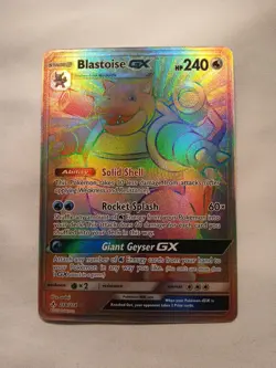 Blastoise GX 218/214 - S&M: Unbroken Bonds Secret Rare - Pokemon TCG (NM) - Image 2