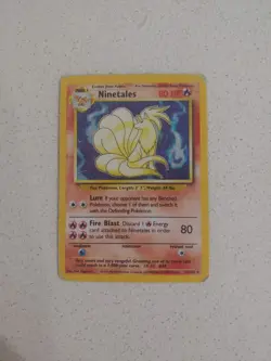 Pokemon TCG Ninetales Base Set 12/102 Holo Rare - Image 1