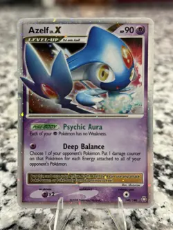 2008 Pokemon Legends Awakened Rare Holo: Azelf Lv. X 140/146 - Image 1