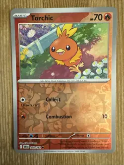 Torchic 040/182 Common Reverse Holo - Pokemon TCG Destined Rivals NM - Image 1