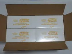 ✅ 4x SEALED SWSH BRILLIANT STARS POKEMON CENTER ETB ELITE TRAINER BOX WITH CASE - Image 1