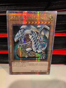 Yugioh | QCR Quarter Century Rare | Blue-Eyes White Dragon - LC01-EN004 - Image 1