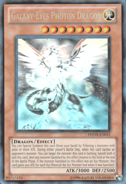 Galaxy-Eyes Photon Dragon PHSW-EN011 Unlimited Ghost Rare Light Played - Image 1