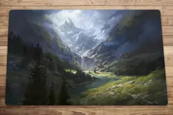 Wooded Foothills Trading Card Game MTG Playmat TCG CCG Mat Free Bag - Image 1