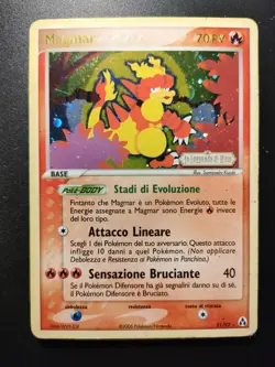 Magmar Set Ex La Leggenda Di Mew 21/92 Holo Stamped card pokemon ITA - Image 1