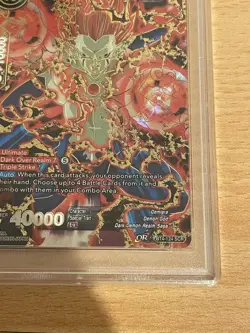 Dragon Ball Card Beyond Darkness Demigra SCR PSA 10 BT4-124 DBS - Image 5