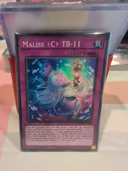 Maliss C TB-11 CRBR-EN024 Super Rare 1st Edition YuGiOh TCG Card - Image 1