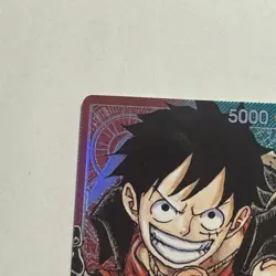 Monkey D Luffy OP01-003 Leader Parallel ROMANCE DAWN ONE PIECE Card Japanese NM - Image 2