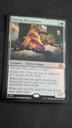 MTG Sowing Mycospawn (Foil) [Modern Horizons 3, Near Mint] - Image 1