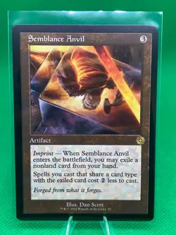 Semblance Anvil Retro Frame The Brothers' War MTG - Image 1
