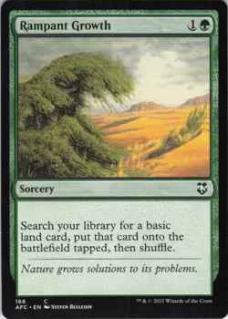 MTG Rampant Growth (166) | NM | Adv. Forgotten Realms {AFC} - Image 1