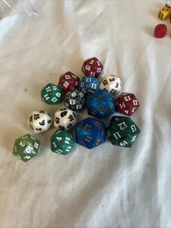 Magic The Gathering 14 Dice LOT from Various Sets MTG - Image 1