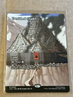 mtg borderless Tarnished Citadel, Avatar the Last Airbender Eternal, unplayed - Image 1