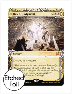 1x Day of Judgment, Etched Foil, Magic MTG NM - Image 1